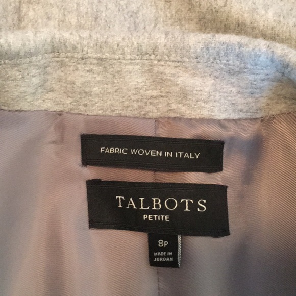 TALBOTS | Brushed Italian Wool Long Blazer - Picture 10 of 12